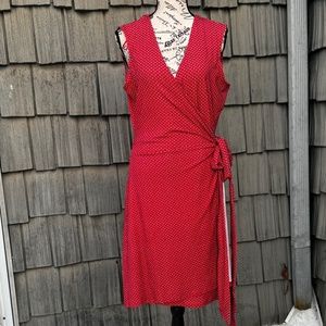 C. Wonder Red Wrap Dress